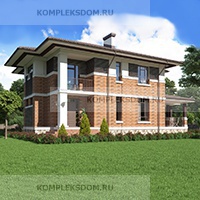 проект дома KDM-211228 общ. площадь 266.85 м2