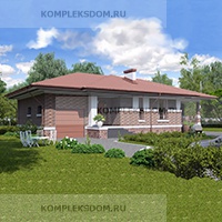 проект дома KDM-206703 общ. площадь 182.45 м2