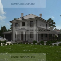 проект дома KDM-1580 общ. площадь 242.05 м2