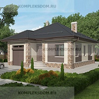 проект дома KDM-154099 общ. площадь 189.95 м2