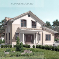 проект дома KDM-2027 общ. площадь 166.80 м2