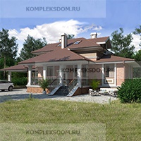 проект дома KDM-15153 общ. площадь 100.70 м2
