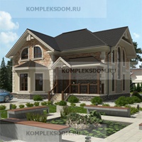 проект дома KDM-2012 общ. площадь 181.15 м2