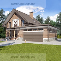 проект дома KDM-210887 общ. площадь 257.55 м2