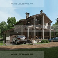 проект дома KDM-1783 общ. площадь 334.85 м2