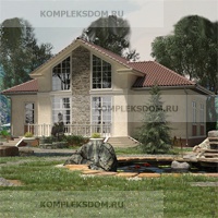 проект дома KDM-1958 общ. площадь 149.25 м2