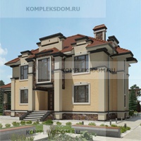 проект дома KDM-1531 общ. площадь 195.75 м2