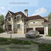 проект дома KDM-14491 общ. площадь 295.15 м2