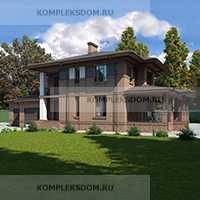 проект дома KDM-211034 общ. площадь 252.40 м2