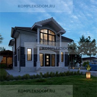 проект дома KDM-1984 общ. площадь 194.55 м2