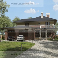 проект дома KDM-208892 общ. площадь 409.70 м2