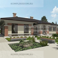 проект дома KDM-154735 общ. площадь 405.50 м2