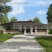 проект дома KDM-154714 общ. площадь 203.50 м2