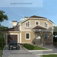 проект дома KDM-2084 общ. площадь 243.35 м2