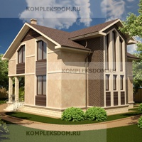 проект дома KDM-1675 общ. площадь 239.40 м2