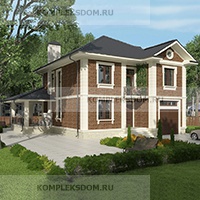 проект дома KDM-2695 общ. площадь 216.45 м2