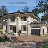 проект дома KDM-301826 общ. площадь 329.85 м2