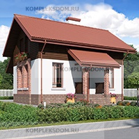 проект дома KDM-191195 общ. площадь 82.40 м2