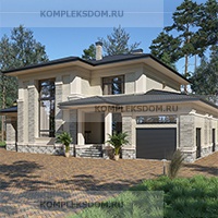 проект дома KDM-297800 общ. площадь 287.45 м2