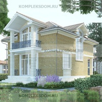 проект дома KDM-2020 общ. площадь 197.95 м2