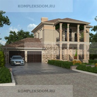 проект дома KDM-1600 общ. площадь 228.65 м2
