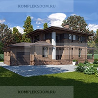 проект дома KDM-216395 общ. площадь 332.05 м2