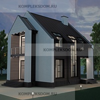 проект дома KDM-1456 общ. площадь 118.51 м2