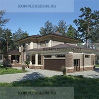проект дома KDM-297888 общ. площадь 421.35 м2