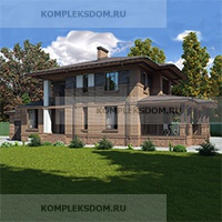 проект дома KDM-216384 общ. площадь 225.30 м2