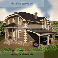 проект дома KDM-1443 общ. площадь 152.72 м2
