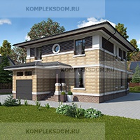 проект дома KDM-206638 общ. площадь 139.85 м2