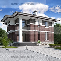 проект дома KDM-211236 общ. площадь 202.45 м2