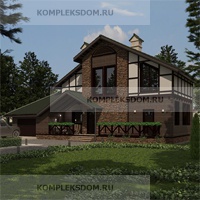 проект дома KDM-1593 общ. площадь 241.95 м2