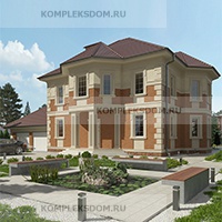 проект дома KDM-2571 общ. площадь 345.75 м2