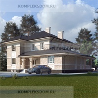 проект дома KDM-2037 общ. площадь 198.60 м2