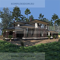 проект дома KDM-301851 общ. площадь 345.95 м2
