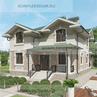 проект дома KDM-1391 общ. площадь 160.45 м2