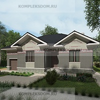 проект дома KDM-13750 общ. площадь 135.05 м2
