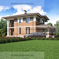 проект дома KDM-211208 общ. площадь 166.50 м2