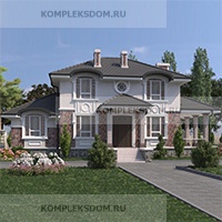 проект дома KDM-2519 общ. площадь 139.45 м2