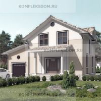 проект дома KDM-1402 общ. площадь 132.55 м2