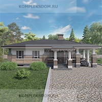 проект дома KDM-2632 общ. площадь 146.50 м2