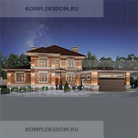 проект дома KDM-4665 общ. площадь 348.55 м2