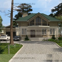 проект дома KDM-2134 общ. площадь 214.25 м2