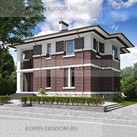 проект дома KDM-206718 общ. площадь 127.05 м2