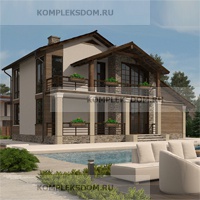 проект дома KDM-2192 общ. площадь 265.85 м2