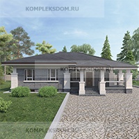 проект дома KDM-2645 общ. площадь 329.20 м2