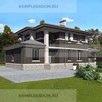 проект дома KDM-206666 общ. площадь 192.10 м2