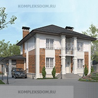 проект дома KDM-2694 общ. площадь 205.05 м2