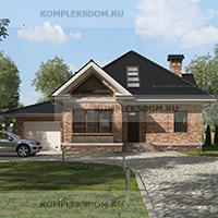 проект дома KDM-154105 общ. площадь 314.45 м2